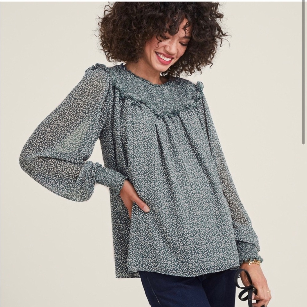 Hatch - Maternity Mika Floral Blouse